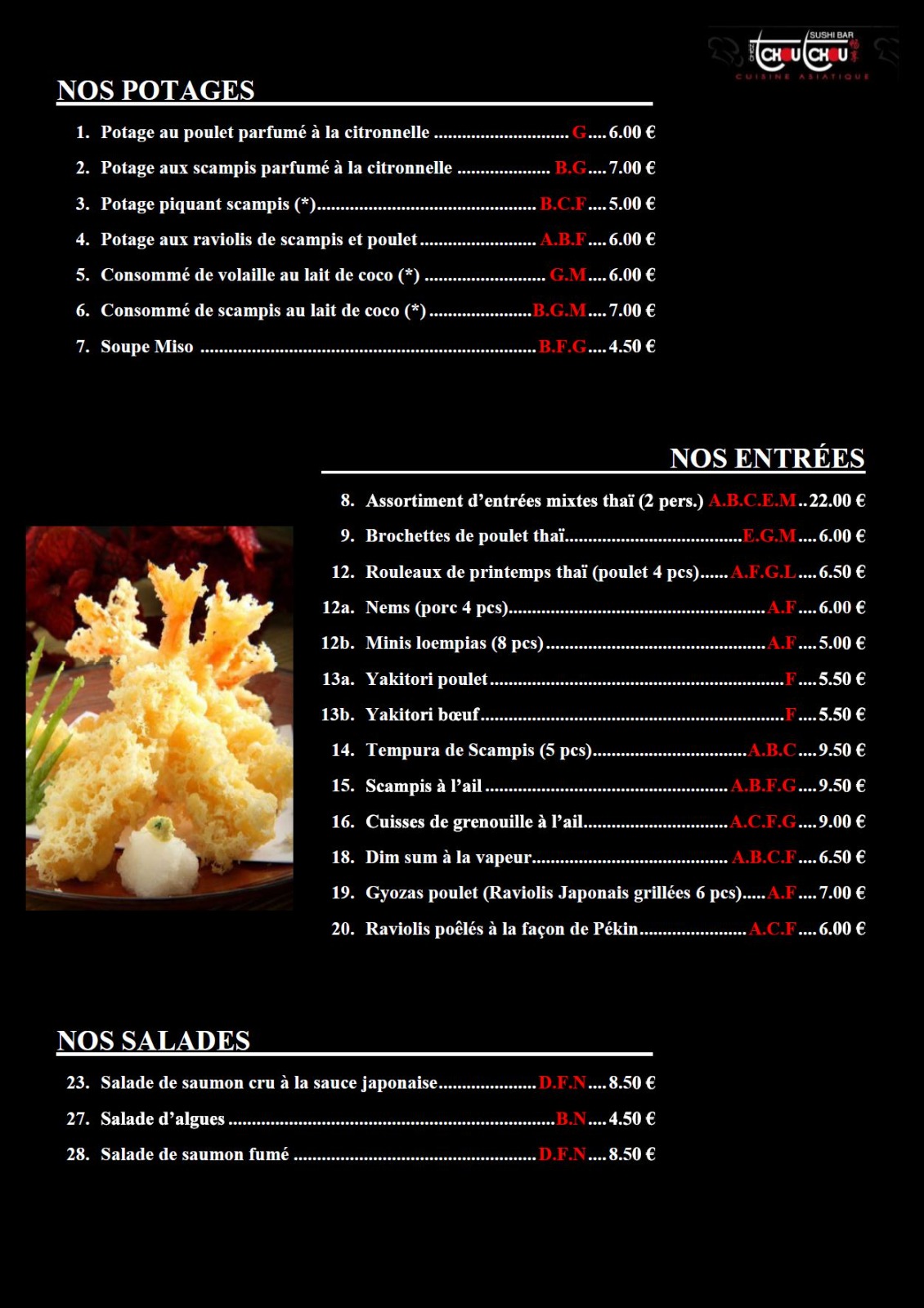 menu thailandais chez tchou tchou 3